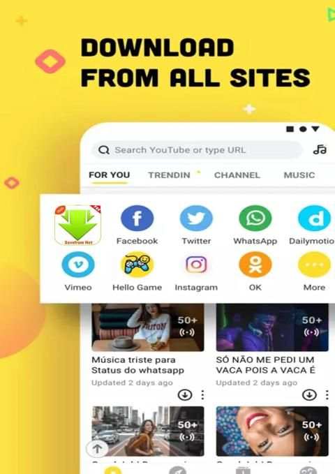 SaveFrom Net - All Video Downloader स्क्रीनशॉट 1