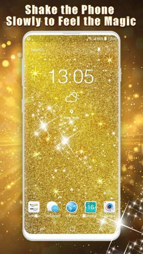 3D Glitter Live Wallpaper स्क्रीनशॉट 2