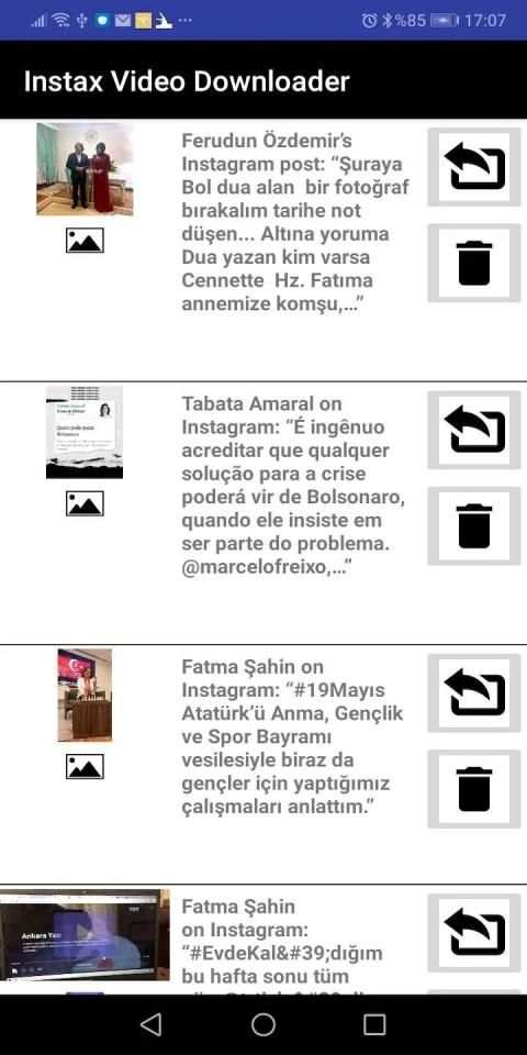 Instagram Video Downloader - Instagram Vidyo İndir screenshot 1