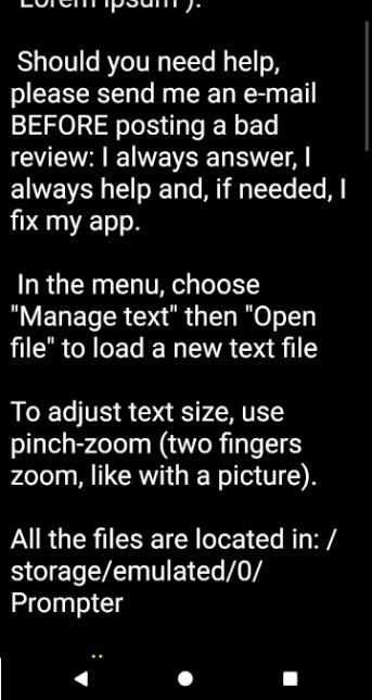 A Prompter for Android screenshot 12