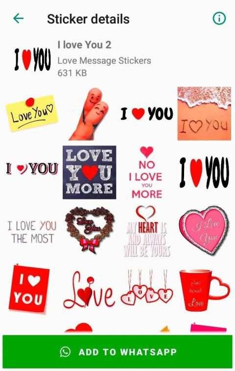 Love Message Stickers for WhatsApp - WAStickerApps screenshot 8