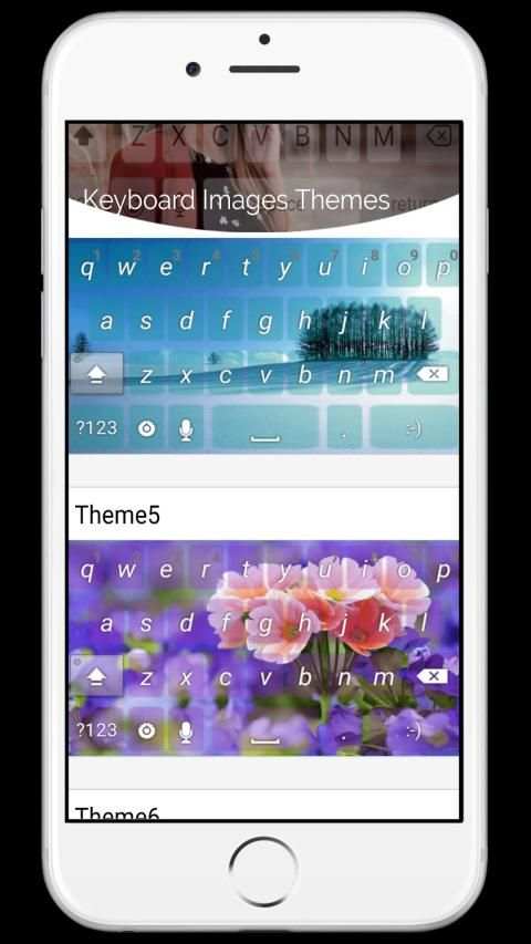 Keyboard images themes screenshot 4