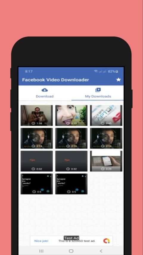 Facebook Video Downloader screenshot 1