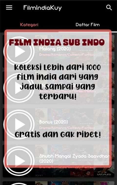 Nonton Film India Sub Indo - Gratis screenshot 2