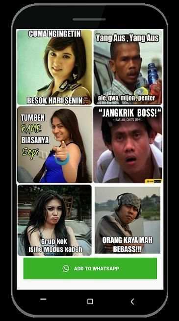 Stiker Meme Indonesia Lucu WaStickersApps screenshot 6