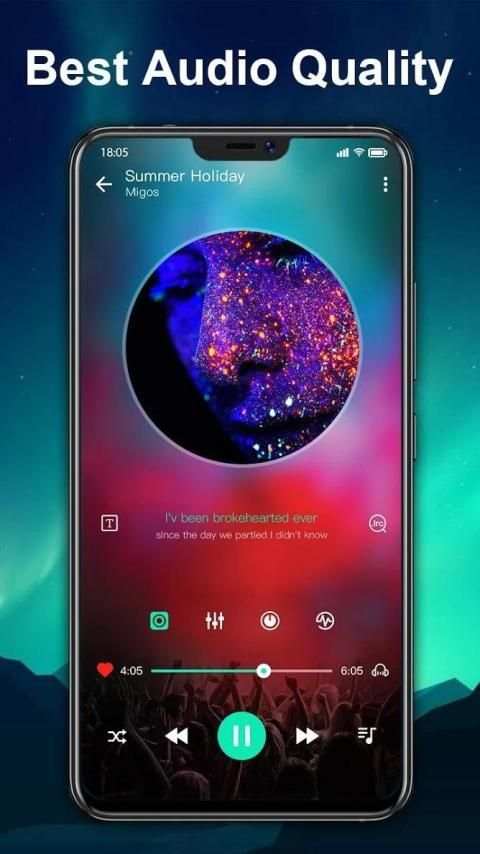 Mp3 player - Music player, Equalizer स्क्रीनशॉट 2
