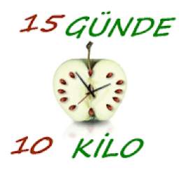 15 günde 10 kilo diyeti