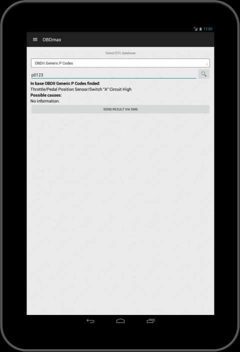 OBD2 scanner & fault codes description: OBDmax स्क्रीनशॉट 9
