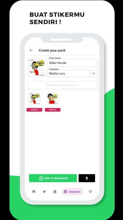 Stiker WA - WAStickerApps स्क्रीनशॉट 1