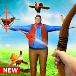 Crazy Chicken Shooting Game : Archery Killing आइकन