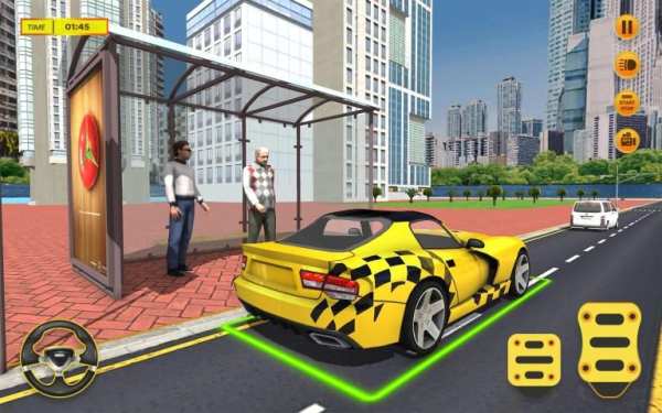 New Taxi Simulator 2020 - Taxi Driving Game स्क्रीनशॉट 1