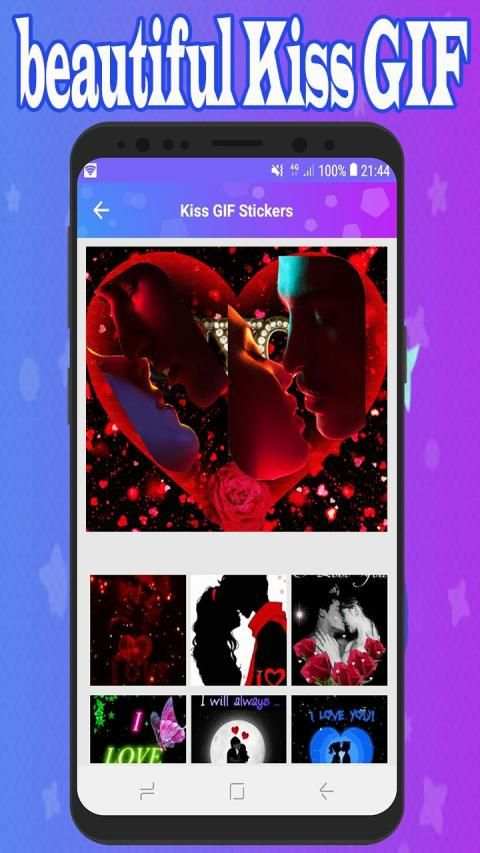 Kiss GIF Stickers For WhatsApp 2020 WAStickerApps screenshot 5