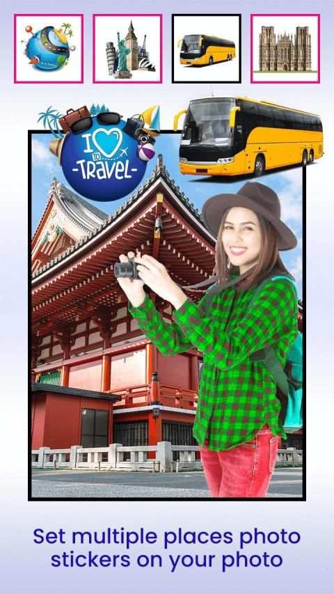 World Tour Places Photo Editor स्क्रीनशॉट 2