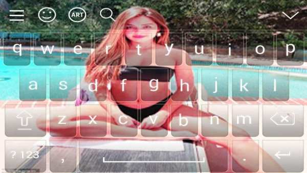 Addison Rae Keyboard स्क्रीनशॉट 1