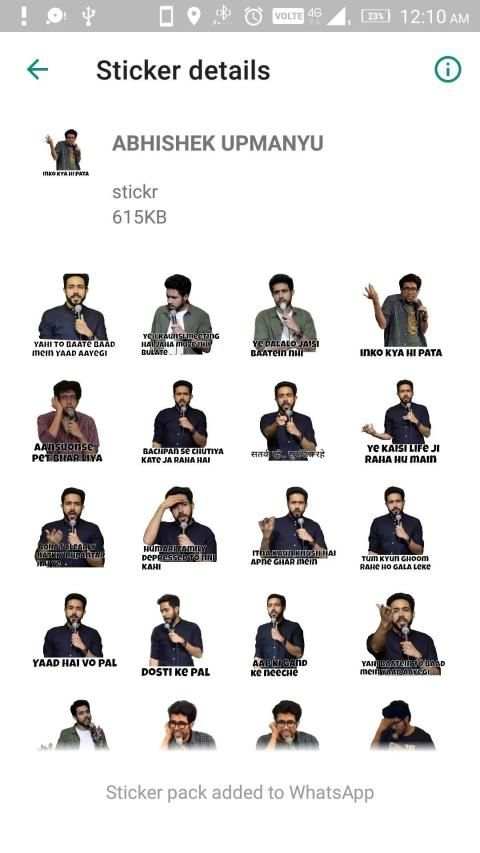 STICKR: All in one Hindi WhatsApp stickers screenshot 4
