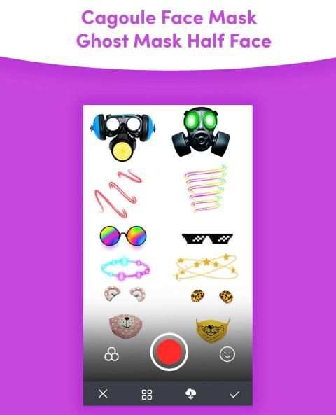 Cagoule Face Mask - Ghost Mask Half Face स्क्रीनशॉट 5