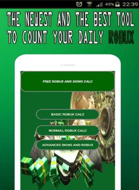 Free Robux Counter screenshot 1