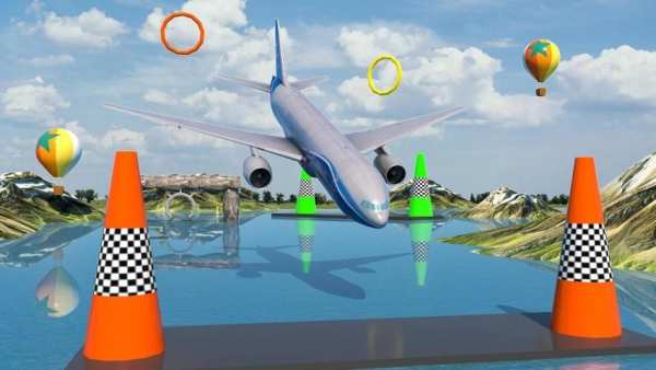 Take off Airplane Pilot Race Flight Simulator स्क्रीनशॉट 10