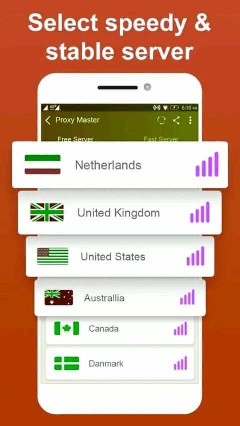 Super VPN Free VPN Hotspot Unlimited Proxy Master screenshot 3