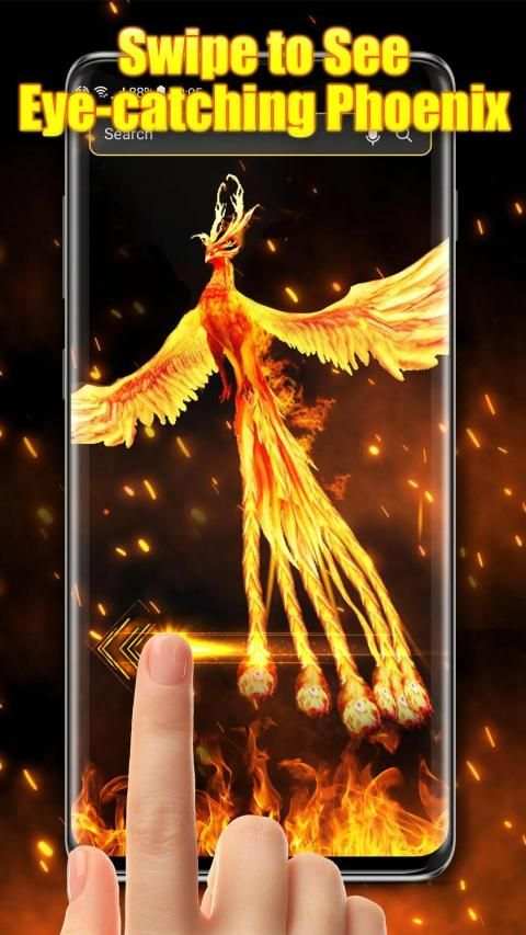 3D Phoenix Live Wallpaper screenshot 3