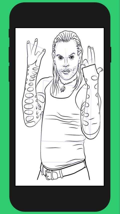 How To Draw WWE Superstars Step By Step screenshot 3