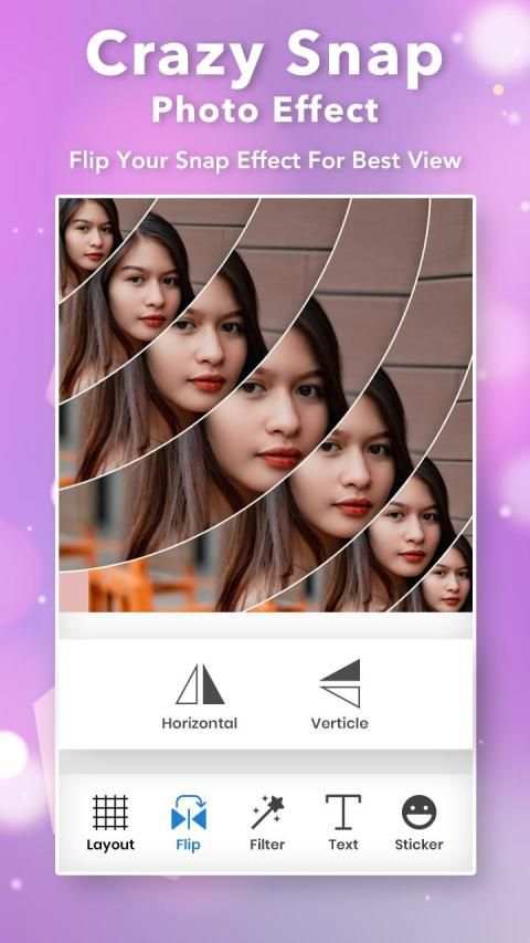Crazy Snap Photo Effect - Photo Mirror Effect स्क्रीनशॉट 4