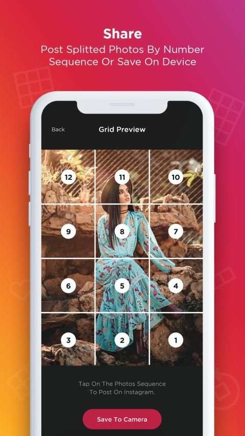 PhotoSplit - Photo Grid Maker screenshot 2