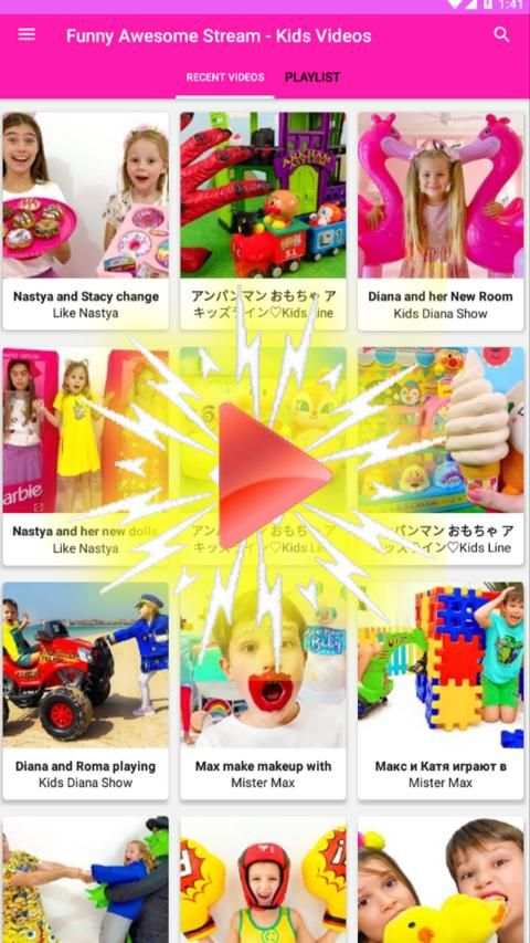 Funny Awesome Stream - Kids Videos screenshot 1