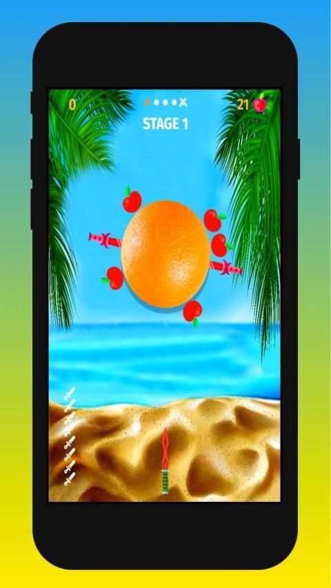 Fruity hit - Throw Knife game screenshot 4