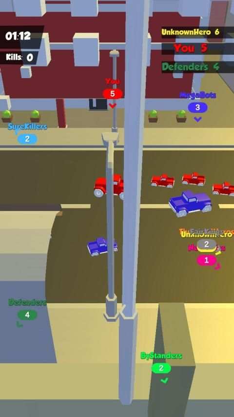 Stunt Car io : Crowd City Drive Game screenshot 5
