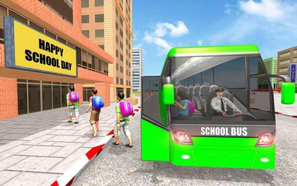 City Coach School Bus Simulator screenshot 1