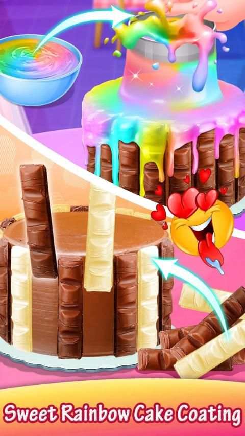 Chocolate Rainbow Cake - Cake Love स्क्रीनशॉट 6