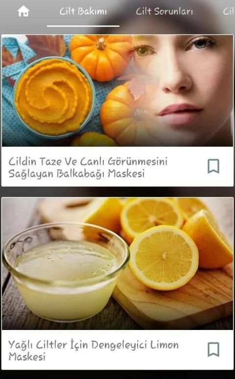 Cilt Bakımı - Doğal Güzellik - Cilt Sağlığı -Diyet screenshot 11