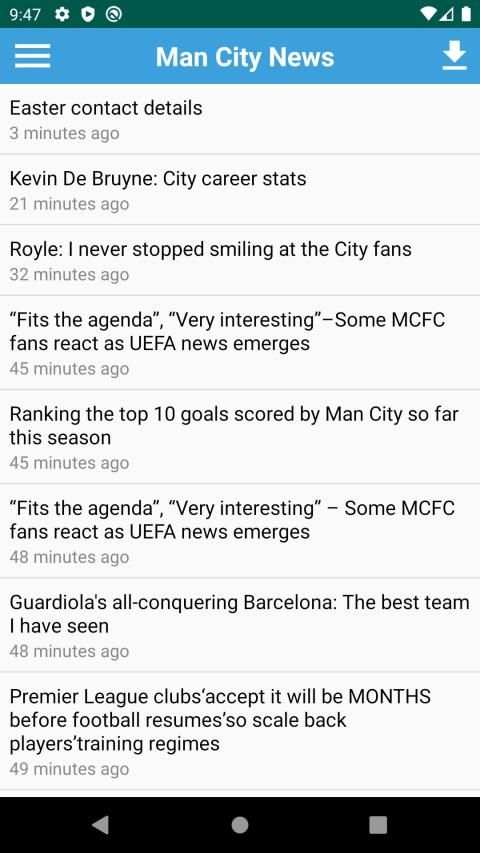 Manchester City Breaking News स्क्रीनशॉट 5