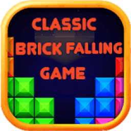 ikon Classic Brick Falling - Offline Game