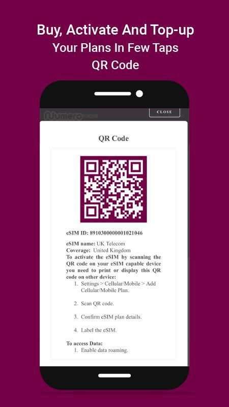 Numero Passport – eSIM Mobile Data for Travelers स्क्रीनशॉट 4