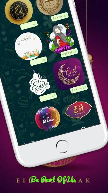 Eid Mubarak Stickers For WhatsApp | WAStickers स्क्रीनशॉट 1