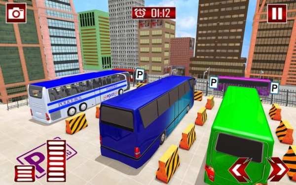 Coach Bus Parking Simulator Game screenshot 4