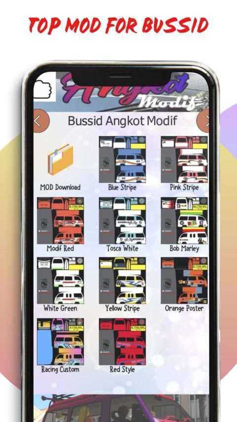 Mod Bussid Angkot Modif स्क्रीनशॉट 7