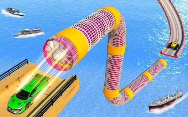 GT Car Stunts Free : Mega Ramp Adventure screenshot 4