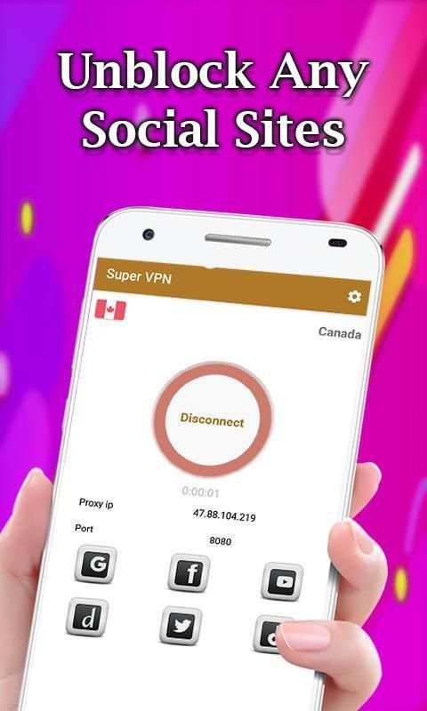 Super VPN unblock websites- Smart VPN Proxy Master screenshot 4