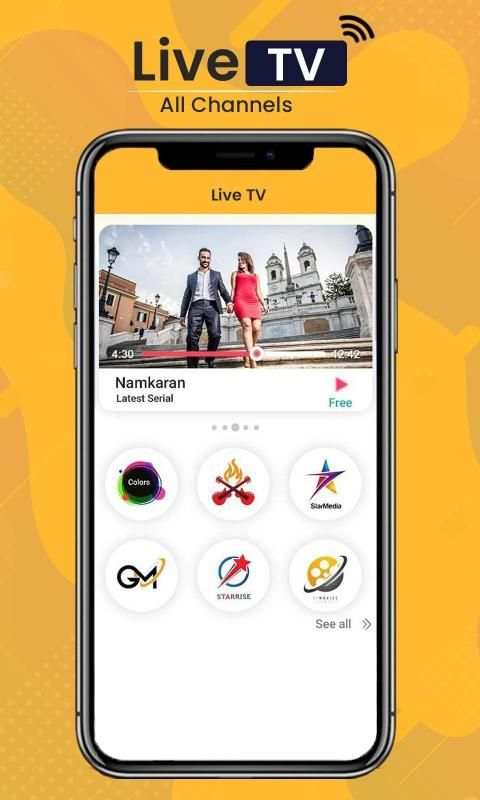 Live TV all channels FreeOnline Guide स्क्रीनशॉट 4