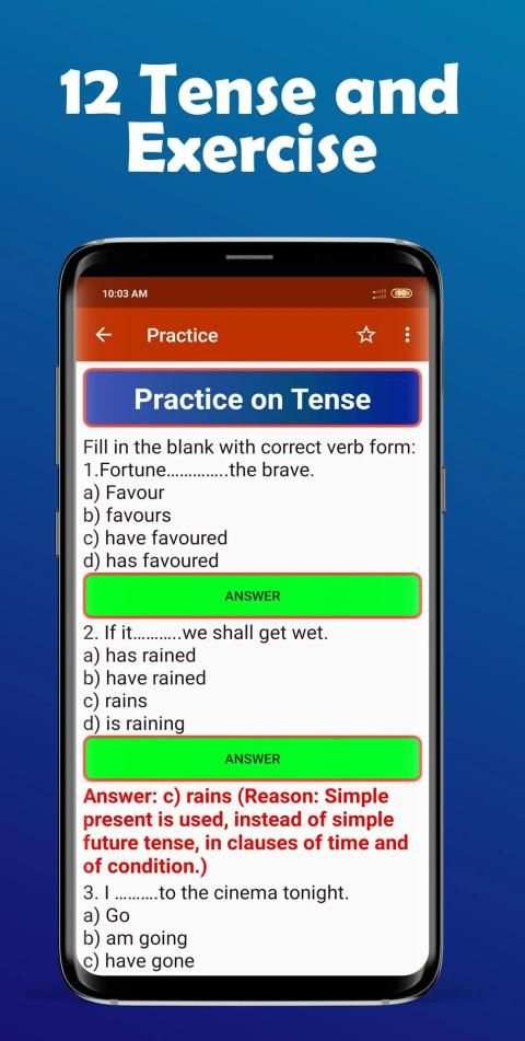 Learn Tenses in English (Tense Rules & Practice) screenshot 3