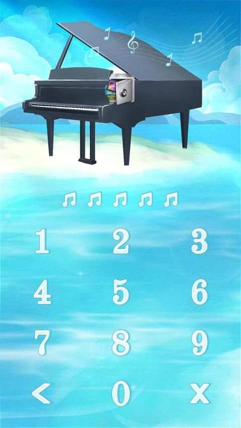 AppLock Live Theme Piano – Paid Theme screenshot 3