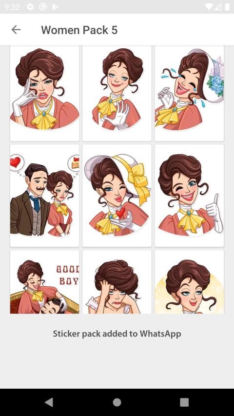 Para Mujeres, WastickerApps stickers de WhatsApp screenshot 2