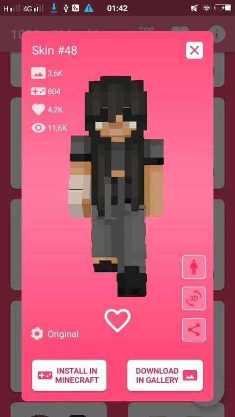 1000+ Girls Skins for Minecraft PE screenshot 3