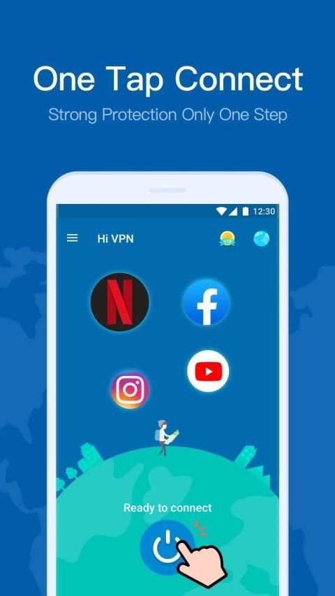 Hi VPN Free VPN Proxy Server, Hotspot VPN Service screenshot 2
