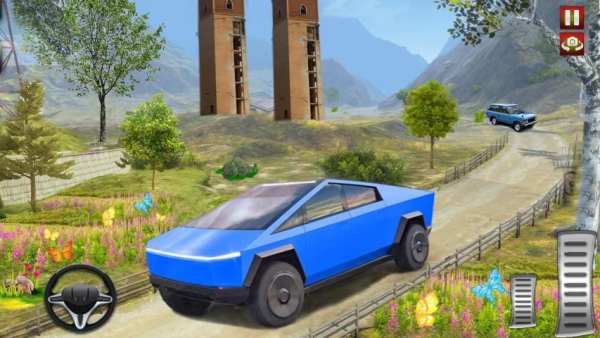 Cyber Truck Driving Simulator 4x4 स्क्रीनशॉट 1
