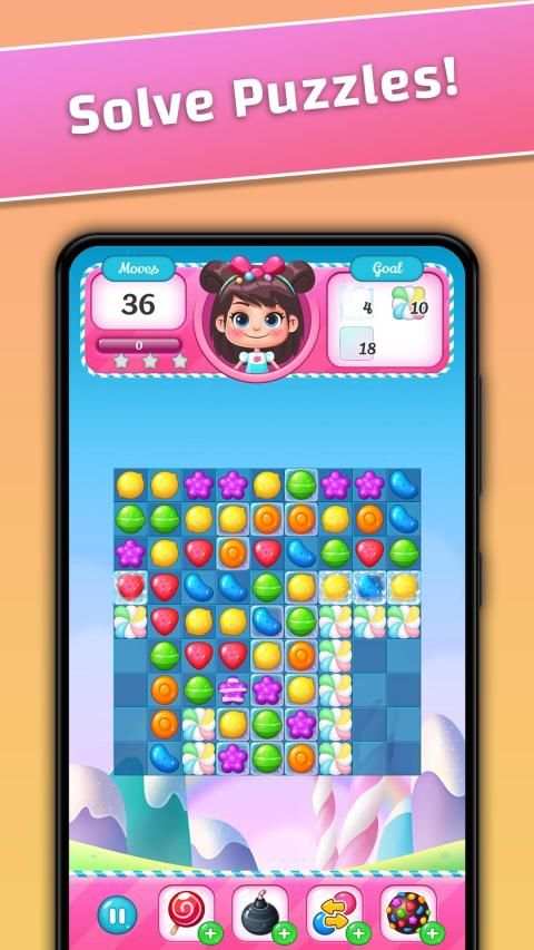 Candy 3-Match Blast - Puzzle Game screenshot 9