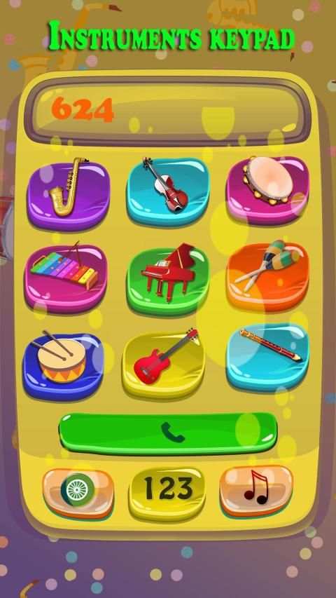 Baby Phone - Music Instruments Ringtones & Sounds स्क्रीनशॉट 2